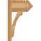 Ekena Millwork Legacy Arts & Crafts Rough Sawn Outlooker, Western Red Cedar, 8"W x 14"D x 22"H OUT08X14X22LEC03RWR - alternate 3